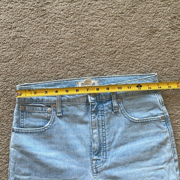 Madewell Slim Demi-Boot Jeans Bellmeade Wash W’s 25 High Rise - Picture 11 of 16